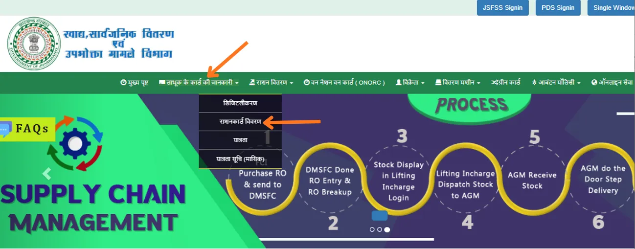 Download Jharkhand Ration Card Online from PDS Jharkhand Portal